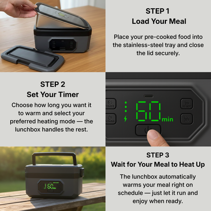 ThermaCase™ - Wireless Self Heating Lunch Box